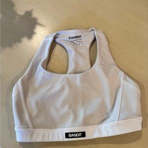 Bandit White Sports Bra